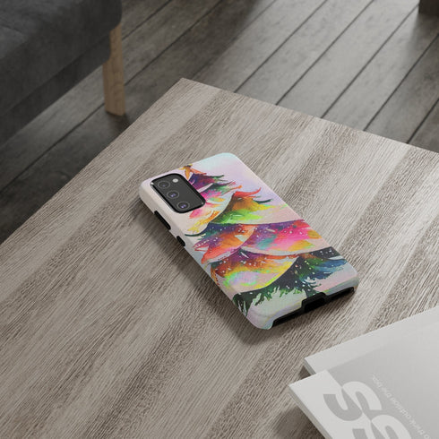 Swooshy Christmas Tree - Impact Resistant Phone Case